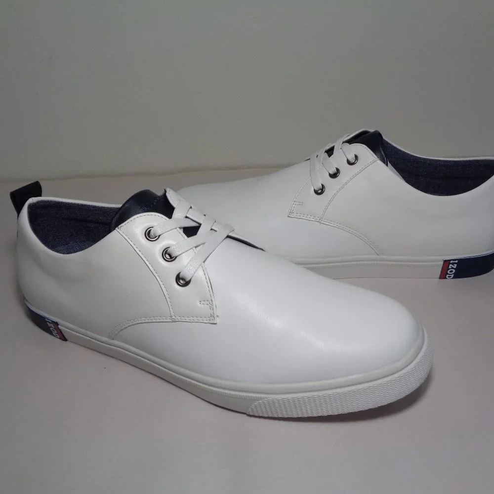 IZOD Size 11 M ISAAC White Sneakers New Men's Shoes